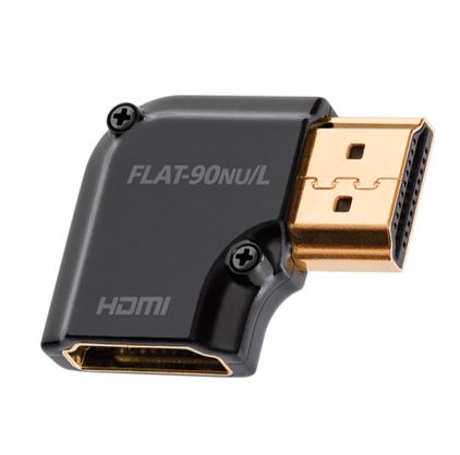 Audioquest HDMI adaptér 90°Nu/L- otočení vlevo  HDMI samec-HDMI samice