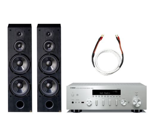AQ audio set Y1-Yamaha R-N602+AQ Wega 55 MK III+AQ reprokabel 646-2SG