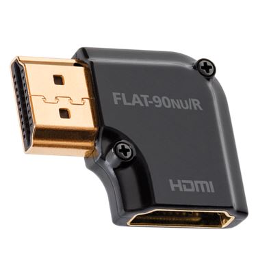 Audioquest HDMI adaptér 90° Nu/R- otočení vpravo  HDMI samec-HDMI samice
