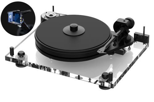 Pro-Ject 6-Perspex B + Pick it MC3 - Akrylový gramofon se symetrickým výstupem