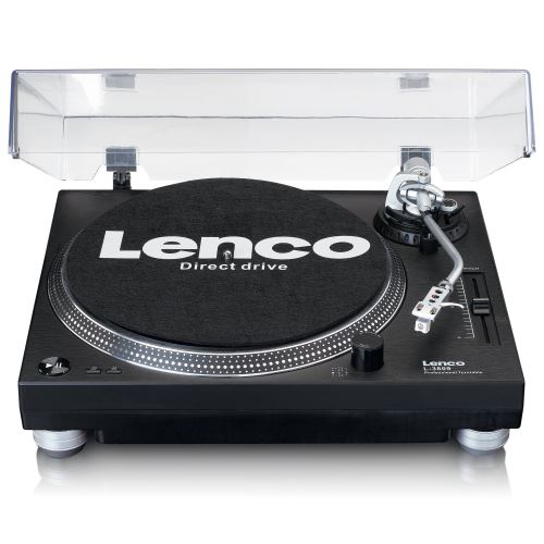Lenco L-3809 - gramofon s přímým náhonem a vestavěným předzesilovačem
