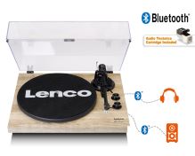 Lenco LBT-188 (PI) Brown/Wood Hi-Fi gramofon, kovový talíř, raménko s anti-skatingem