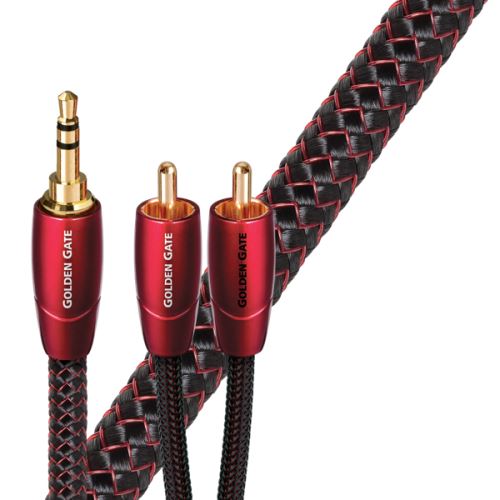 Audioquest Golden gate JR - audio kabel 3,5 jack - 2 x RCA