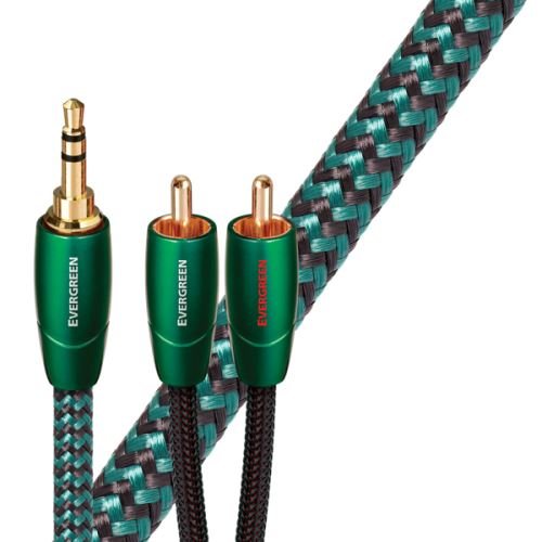 Audioquest Evergreen JR - audio kabel 3,5 mm jack samec - 2 x RCA