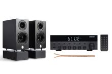 AQ Audio set WRS MM2 black passive 2 ks + Fonestar AS-1515 + reprokabel AQ 615 2x1,5 mm2